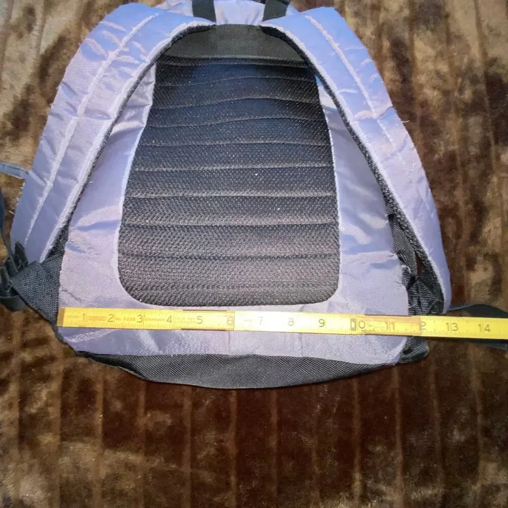 Eddie Bauer Black/Gray Padded Insulated Backpack Older, Clean Condition‎